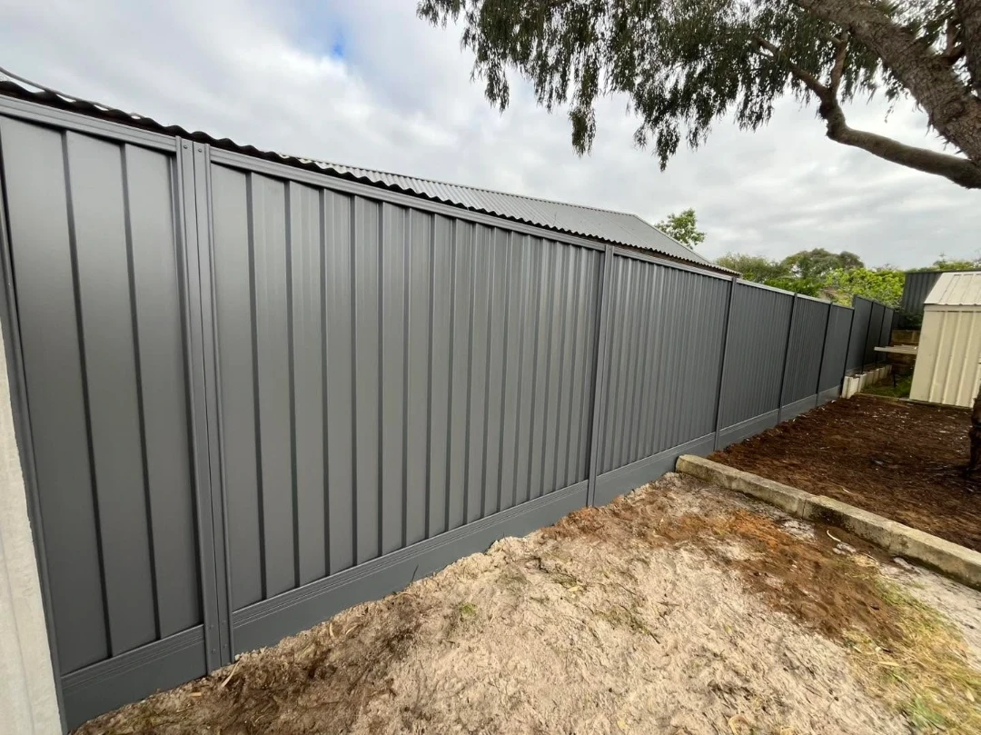AF Fencing colorbond 31 project in Perth