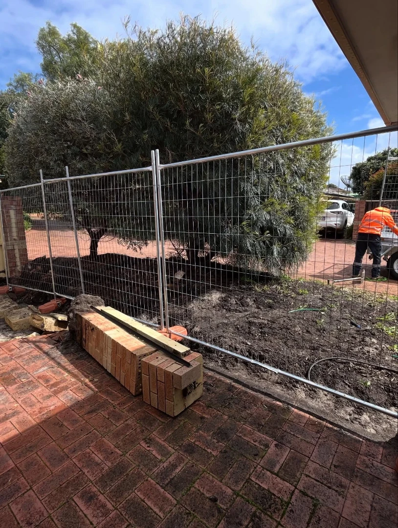 AF Fencing temp fence 2 project in Perth