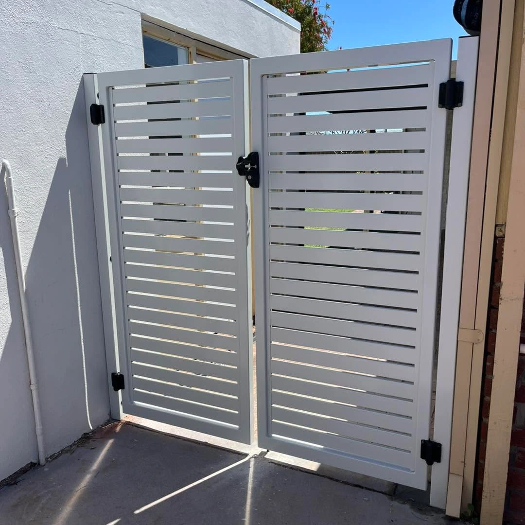 Automated sliding driveway gate at a Perth home