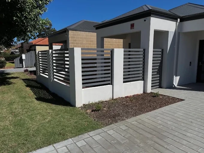 Aluminium Slat Fencing in Perth